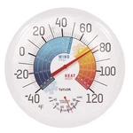 Taylor Wind Chill And Heat Index Dial Thermometer Plastic Multicolored. Fixed Price $24.82.