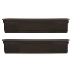 Southern Patio 36 Inch Medallion Hanging Windowsill Garden Box Planter (2 Pack). Fixed Price $45.99.