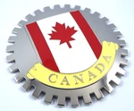 Canada Grille Badge For Car Truck Mount Canadian Flag Metal Chrome Plated. Fixed Price $12.99.