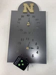 Henson Metal Works Uni. Of Nebraska Collegiate Logo Outdoor Thermometer & Clock. Fixed Price $79.99.