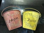 Home Interiors Faith And Hope Wall Buckets Set Of 2. Fixed Price $14.00.