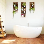 Shoplala Wall Planter 3 Pack Wooden Hanging For Indoor Plants,. Fixed Price $61.57.
