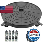 20" Heavy Duty Plant Caddy, 360 Lockable Wheels, 600 Lb Capacity, Outdoor. Fixed Price $56.02.