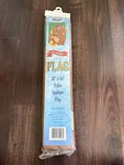 Vtg New Creative Fall Squirrel 28X44 Nylon Appliqu Pole Flag Autumn. Fixed Price $24.99.