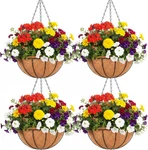 Outdoor Metal Hanging Planters Baskets For Plants Chain. Fixed Price $47.99.