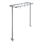48 In. Stainless Steel Table-mounted Pot Rack With Hooks. Fixed Price $199.95.