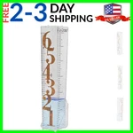 La Crosse Easy Read 6-INCH Patina Rain Gauge, Clear. Fixed Price $14.99.