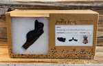 Set Of 3 Potty Feet Bronze Color Sleeping Cat Plant Risers. Fixed Price $15.59.