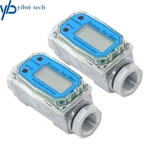 2PCS 1 Inch Digital Turbine Flow Meter, Rate Of 2.6-26 Gpm, Lcd Display. Fixed Price $49.29.