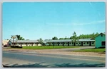 Lincoln Motel Route 2 Maine Chrome Postcard Eastern Illustrating BB150. Fixed Price $14.95.