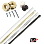 6' Aluminum Color Guard Flag Pole Pkg W/ Weights&rubber Caps-director's Showcase. Fixed Price $48.95.