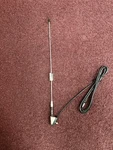 19" White Vintage Roof Fender Side Mount Car Am/fm Auto Antenna Metal Mast. Fixed Price $25.00.