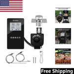 Dual Probe Bbq Temperature Controller With Easy-to-read Lcd Ideal For Smokers. Fixed Price $126.34.