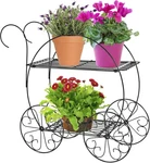 Cobraco Two Tiered Garden Flower Stand/cart - New Free Shipping. Fixed Price $59.99.