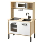 Ikea Duktig Mini Kitchen Playset Birch Plywood, White -kids Toy Wooden. Fixed Price $45.95.