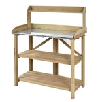 3 Shelf Outdoor Garden Wooden Potting Station Planting. Fixed Price $114.99.