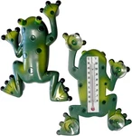 Frog Shape Window Thermometer Suction Cup Indoor Outdoor Celsius Fahrenheit. Fixed Price $13.97.