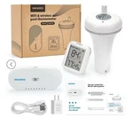 Inkbird Wireless Pool Thermometer IBS-M1 And Wifi Gateway Combo IBS-P01R. Fixed Price $28.00.