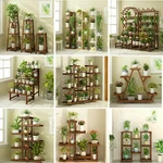 Large/small Wood Multi Planter Stand Flower Holder Garden Pot Rack Home. Fixed Price $31.91.