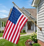 American 3X5 Ft Usa Flags Embroidered Stars SEWN210D Nylon Metal Grommet. Fixed Price $12.99.
