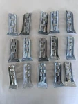 (15) Annin & Co Verona, Nj - 3/8 7/16 1/2" Flag Pole Wall Mount Bracket Holder. Fixed Price $45.00.