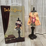 Tiffany Handale Accent Lamp Antigue Finish Metalbase Painted W/grapes. Fixed Price $34.99.