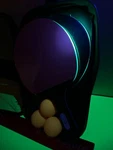 Midnite Match Blacklight / Ping Pong Paddles Includes 3 Balls (non-uv) + Case. Fixed Price $19.99.
