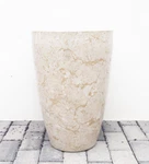 21.5" Tall Concrete Planter - Ancient Handcrafted By Centurystone. Fixed Price $349.00.