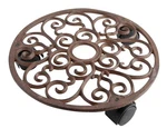 Esschert Design Round Cast Iron Plant Trolley. Fixed Price $51.78.