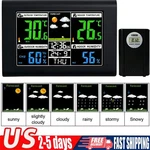 Indoor & Outdoor Weather Station Clock Calendar Digital Lcd Thermometer Wireless. Fixed Price $30.99.