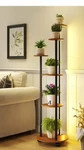 6-TIER Plant Stand With Rgb Light Strip, Smart App & Remote Control Shelf. Fixed Price $119.99.