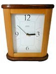 Springfield Art Deco All Wood Contemporary Desk Clock 10.5"X8.75". Fixed Price $19.95.