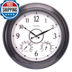 Acurite 75133M Led Illuminated Outdoor Clock Temperature And Humidity 24 Black. Fixed Price $166.23.