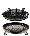 Plant Caddy With Wheels 20 Inch 1 Pack, Heavy Duty Metal Stand & Dolly .... Fixed Price $63.96.