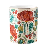 Ceramic Holder For Desk Cute Flower Stand Aesthetic Floral Pencil Cup Pot.... Fixed Price $17.91.
