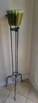 Antique Wrought Iron Tall Twist Floor Plant Stand Decorative Flowers Mid Evil. Fixed Price $169.00.