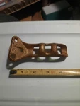 Vintage Antique Cast Iron Steel American Flag Pole Holder Bracket Wall Mount. Fixed Price $16.95.