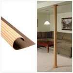 Pole Wrap 96 In. X 12 Oak Basement Support Column Cover Decor Protective. Fixed Price $82.11.
