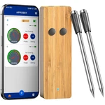 Bluetooth Wireless Meat Thermometer With 2 Ultra-thin Probes, 700FT Long Range,. Fixed Price $63.99.