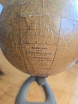 Hammonds, Terrestrial World, 6 Table Globe, Art Deco Stand 1920S, New York. Fixed Price $150.00.