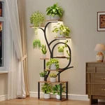 Large Plant Stand Indoor With Grow Lights Tall Shelf Curved Holder. Fixed Price $89.99.