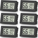 Vaikby 6-PACK Mini Digital Thermometer Hygrometer, Indoor Humidity Monitor, T.... Fixed Price $14.56.