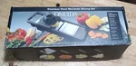 Oneida Stainless Steel Mandolin Slicer Safe Holder Dishwasher. Fixed Price $24.00.