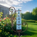 Wonder Garden Rain Gauge Outdoor, Decorative Hummingbird Medium, Green. Fixed Price $33.11.