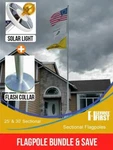 Bundle 25' Or 30' Delta Sectional (pole, Light & Flash Collar). Fixed Price $265.00.