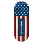 Briarwood Lane Wooden Flag Metal Thermometer. Fixed Price $17.95.