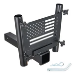 Hitch Mount Flag Pole Holder W/ 2" Receiver For Truck Suv Trailer Pickup. Fixed Price $39.99.