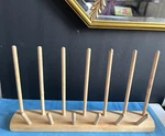 Vtg Wood Baby Bottle Drying Rack The Pearcy Company, Ohio, Usa Great Shape. Fixed Price $12.99.