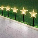 Garden Stake Solar Lights 5 X Star Led Lighting Pathway Outdoor. Fixed Price $13.59.