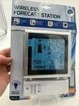 La Crosse Technology 308-1451 Wireless Forecast Station W/fisherman Icon Box Dam. Fixed Price $49.99.